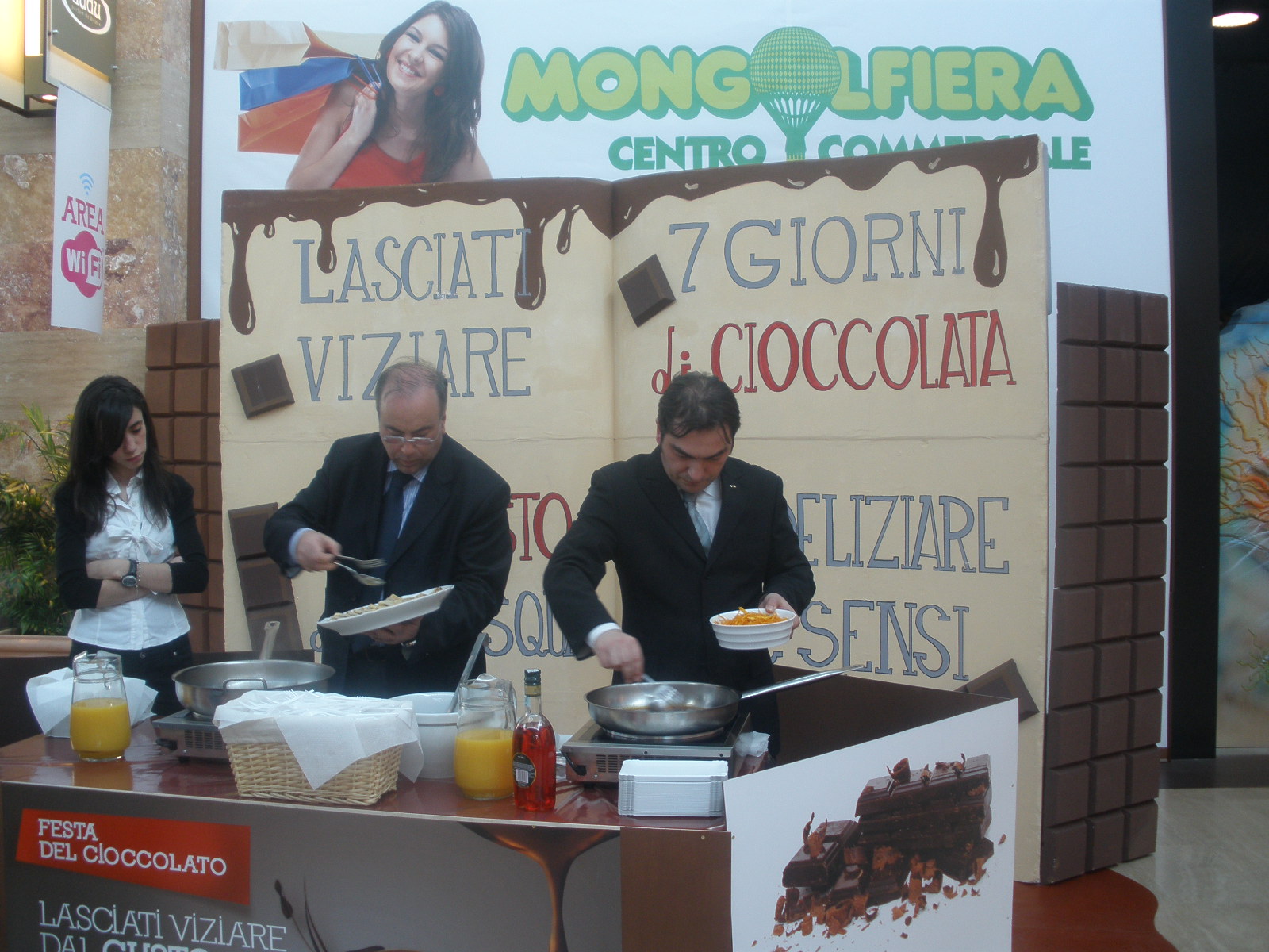 A Molfetta la Mongolfiera  dolcemente invasa dal cioccolato